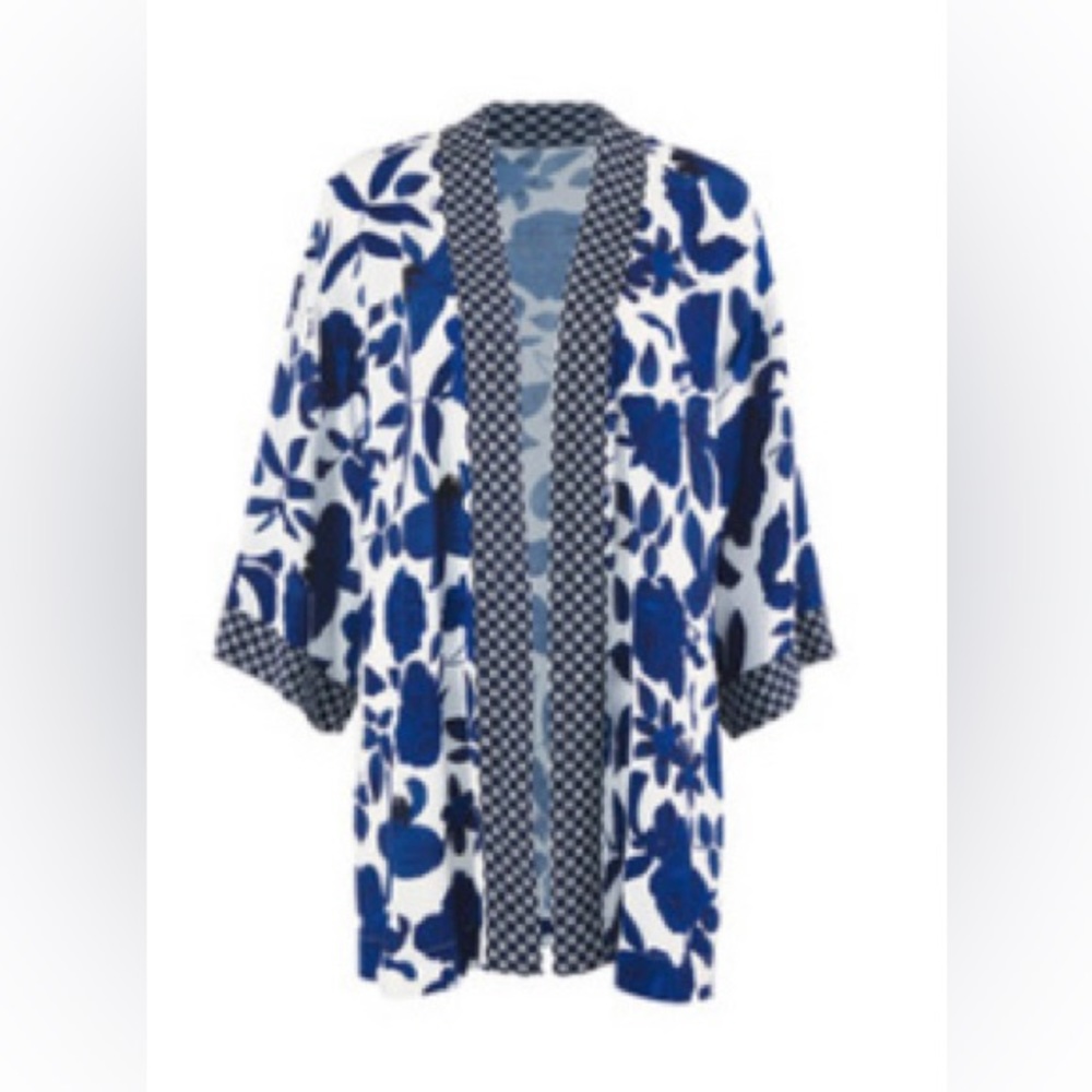 CAbi NWOT #5661 Botanical Kimono, size XS/S